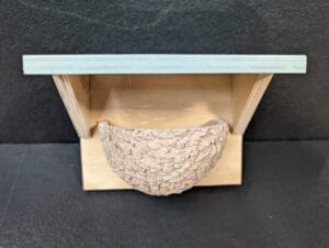 swallow nest cup with backboard and roof by nest cup box (6)